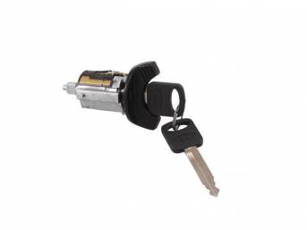 Cyl And Keys Assy, Ignition Switch, Black, Reproduction 