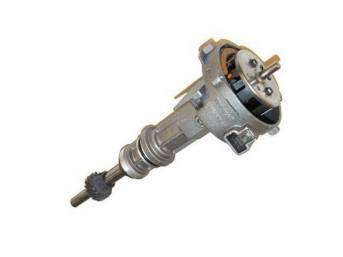 Distributor Assy, Rebuilt, W/ Cast Iron Distributor Gear, Replacement Style