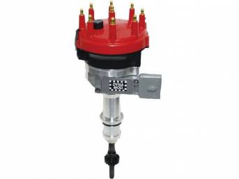 Distributor, Performance Distributor, Red Cap, Hot Forged Design,