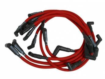 Wire Set, Spark Plug, Red, Live Wires, Performance