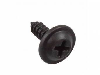 Mounting Kit, Windshield Washer Nozzle, Incl (1) Correct Style Phillips Washer Head Screw, Gray / Black Phosphate Coated