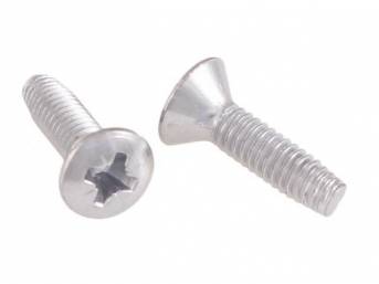 Mounting Kit, Window Regulator Handle, Incl(2) Correct Chrome Style Screws, Does Both Sides, Used On Chrome Style Handles