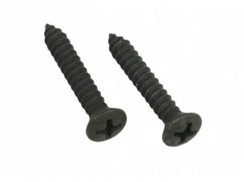Mounting Kit, Coat Hook Retainer, Incl (2) Correct Style Oval Head Trim Screws, Repro