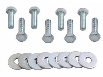 Hardware Kit, Strut Tower Brace, Qa1, Incl (6) Bolts, (6) Washers, This Kit Is Designed To Mount The 94-95 Mustang Style Brace On The Cobra Models