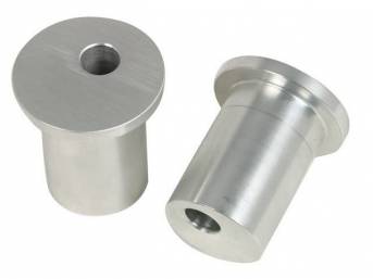 Bushings, Rack, Steeda, Aluminum, .25 Inch Offset, Incl (2) Bushings, Designed To Correct Bumpsteer Geometry On Cars With Modified Suspension