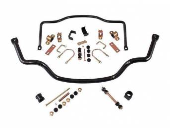 Sway Bar Kit, Front And Rear, Street Bandit Performance, Incl Front 1 3/8 Inch Bar And Rear 7/8 Inch Bar, All Mounting Hardware And Bushings Included