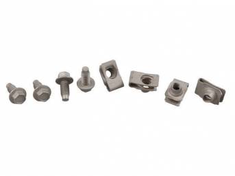 Mounting Kit, Tailpipe Bracket And Insulator Assy, Incl (4) Correct Style Bolts, (4) Correct Style Nut Assy, Designed To Mount Both Side Into Frame 