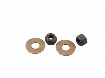 Mounting Kit, Motor Mount Insulators To Frame, Incl (2) Correct Style Nuts, (2) Correct Style Washers, Designed To Install The Motor Mounts To The K Member
