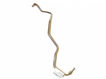Fuel Line, Pump To Carburetor, Stainless Steel, Repro