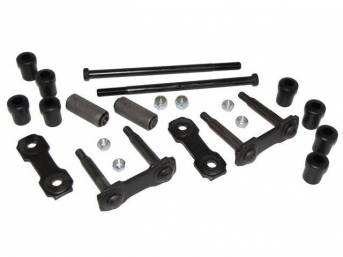 BUSHING KIT, REAR SPRING, FRONT AND REAR, DOES