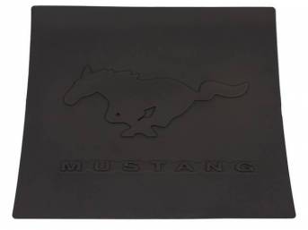 Mustang ACC Carpets Floor Mat Carpeted W/ Tri-Bar Logo Set 1965-1973