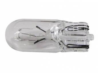 BULB, 194, CLEAR, WEDGE STYLE BASE, 2 CANDLEPOWER