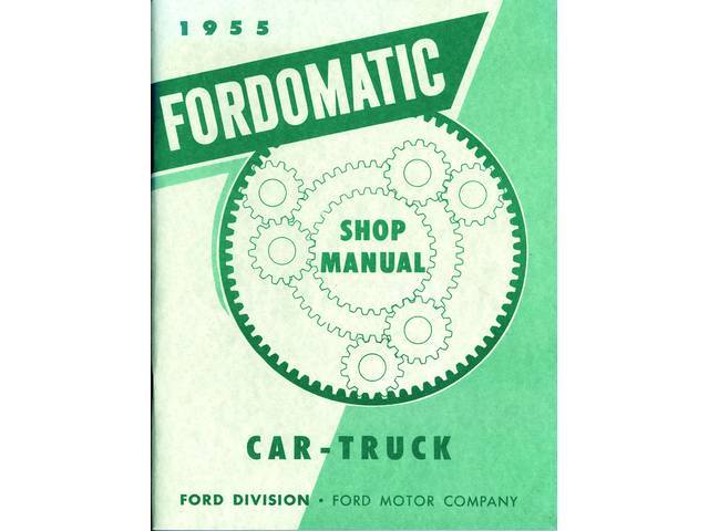 BOOK, FORDOMATIC MANUAL, 1955