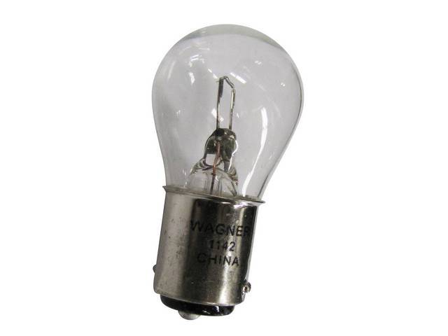 BULB, CLEAR, DUAL CONTACT