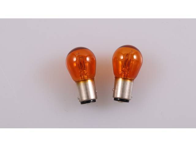 BULBS, 1157,   Amber,  Sylvania Long Life