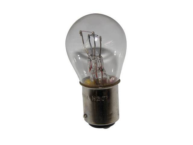 BULB, 2357, CLEAR, DUAL CONTACT