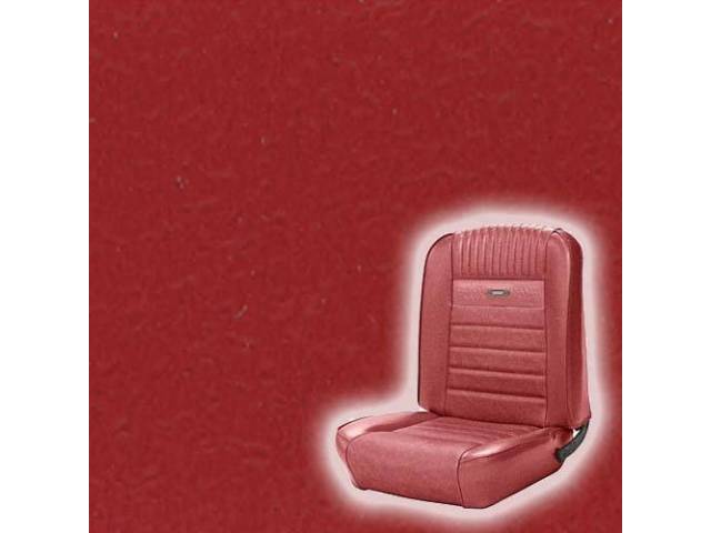 UPHOLSTERY SET, DELUXE, BUCKET, BRIGHT RED