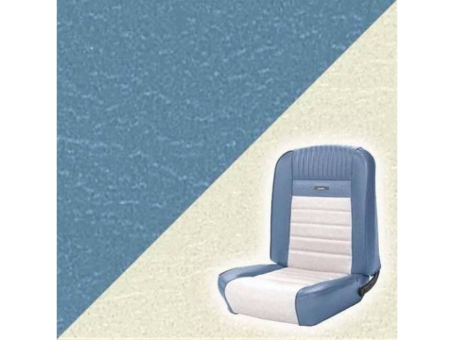 UPHOLSTERY, FULL SET, DELUXE WITH FRONT BUCKETS, LIGHT BLUE