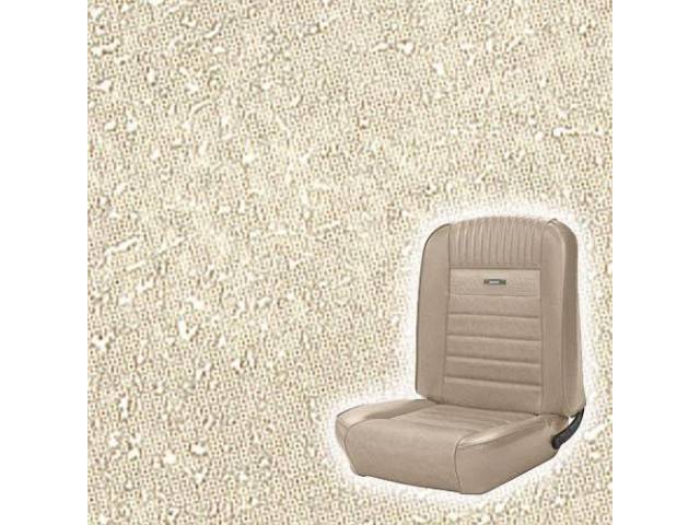 Front Bucket & Rear Bench Full Upholstery Set, Deluxe, Parchment