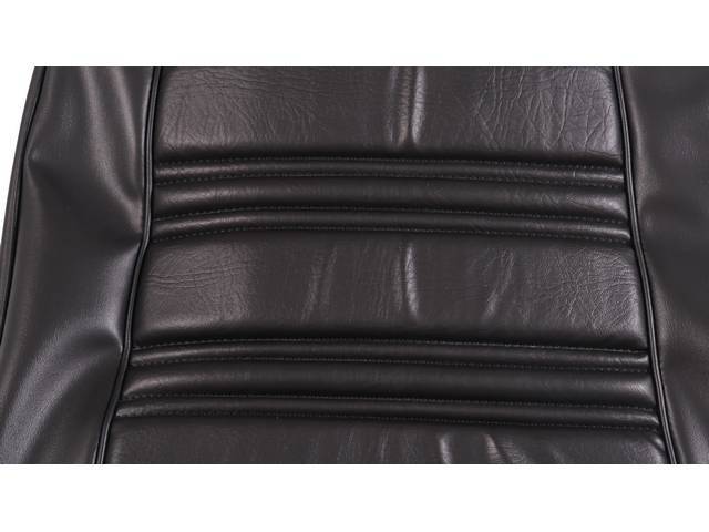 Full Upholstery Set, Standard with Front Buckets, black