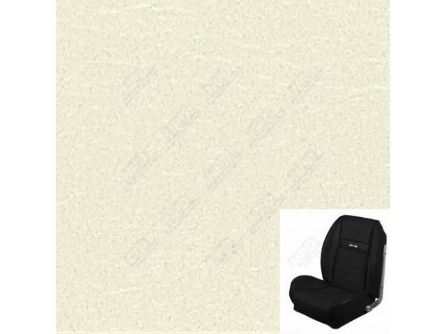 Front Bucket & Rear Bench Full Upholstery Set, Sport Seat II, Deluxe Pony, Off White