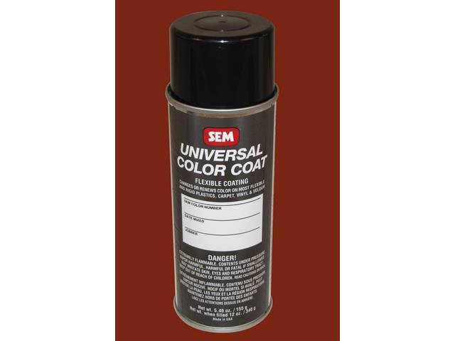 Interior Paint, Spray, 1979-1982 Medium Vaquero, Multi Purpose Sem Paint Can Bond At A Molecular Level When Surface Is Properly Prepped, For Use On Metal, Plastics And Vinyl