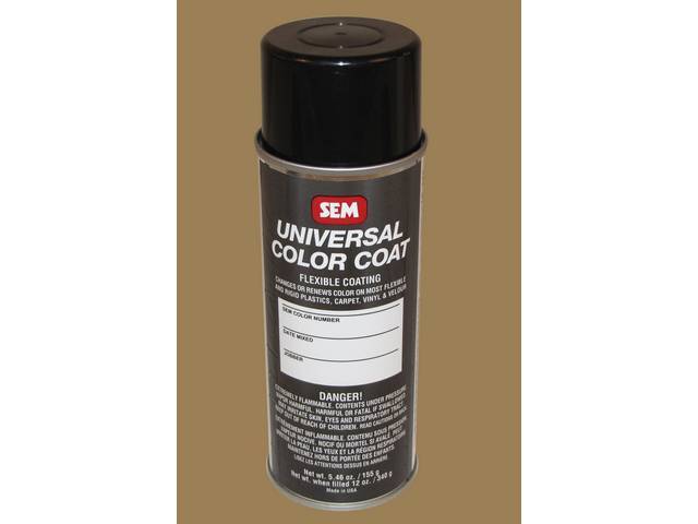 Interior Paint, Spray, 1982 Medium French Vanilla, Multi Purpose Sem Paint Can Bond At A Molecular Level When Surface Is Properly Prepped, For Use On Metal, Plastics And Vinyl