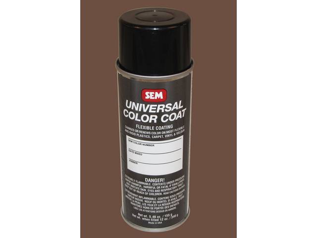 Interior Paint, Spray, 1983 Walnut, Multi Purpose Sem Paint Can Bond At A Molecular Level When Surface Is Properly Prepped, For Use On Metal, Plastics And Vinyl
