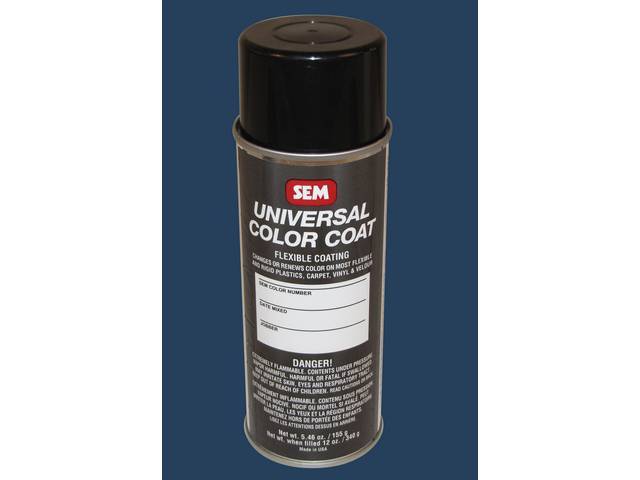 Interior Paint, Spray, 1985-89 Regatta Blue, Multi Purpose Sem Paint Can Bond At A Molecular Level When Surface Is Properly Prepped, For Use On Metal, Plastics And Vinyl
