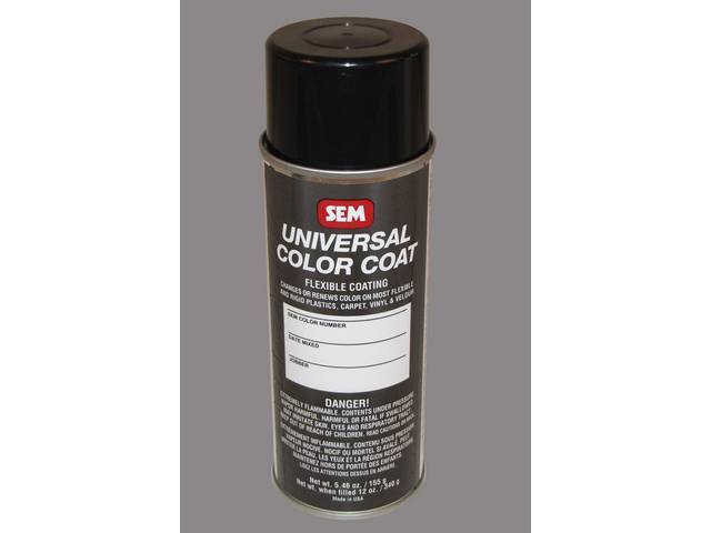 Interior Paint, Spray, 1990-92 Titanium Gray, Multi Purpose Sem Paint Can Bond At A Molecular Level When Surface Is Properly Prepped, For Use On Metal, Plastics And Vinyl