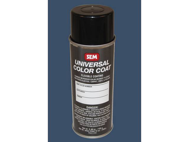 Interior Paint, Spray, 1993 Lapis Blue, Multi Purpose Sem Paint Can Bond At A Molecular Level When Surface Is Properly Prepped, For Use On Metal, Plastics And Vinyl