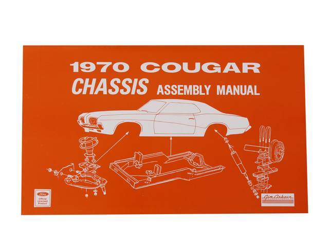 BOOK, ASSEMBLY MANUAL, CHASSIS, 1970