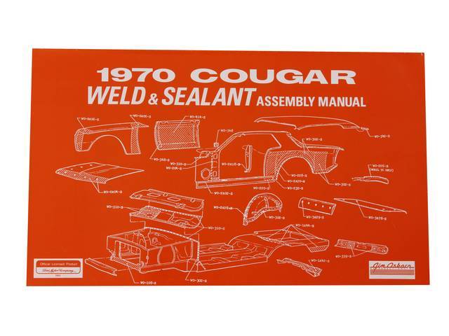BOOK, ASSEMBLY MANUAL, WELD AND SEALANT, 1970