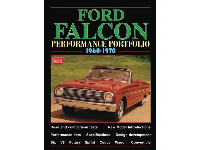 BOOK, FALCON PERFORMANCE PORTFOLIO 1960-1970, BY BROOKLANDS BOOKS